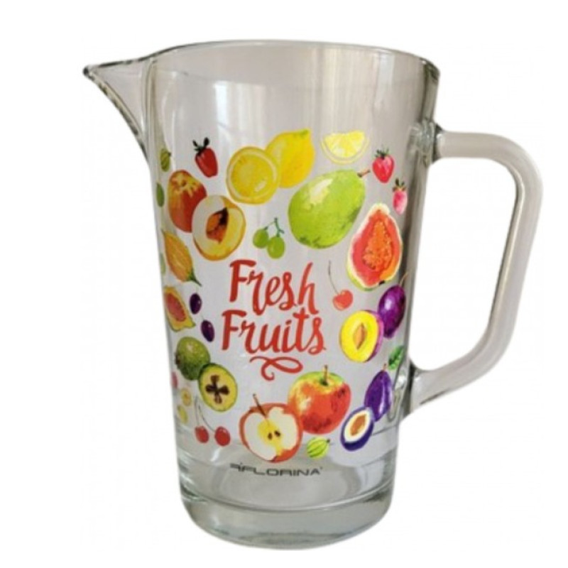 Питний набір Florina 3K8109_F Fruits (глечик 1л + 6 склянок по 300мл)