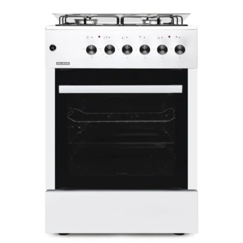 Плита комбінована Milano ML60 E40+біла