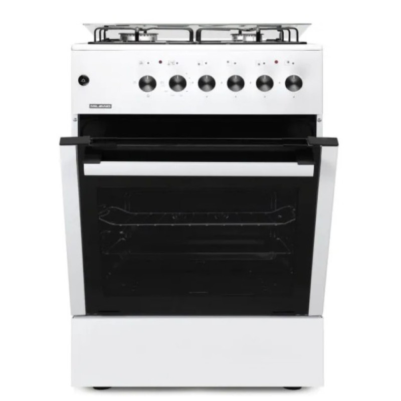 Плита комбінована Milano ML60 E40+біла