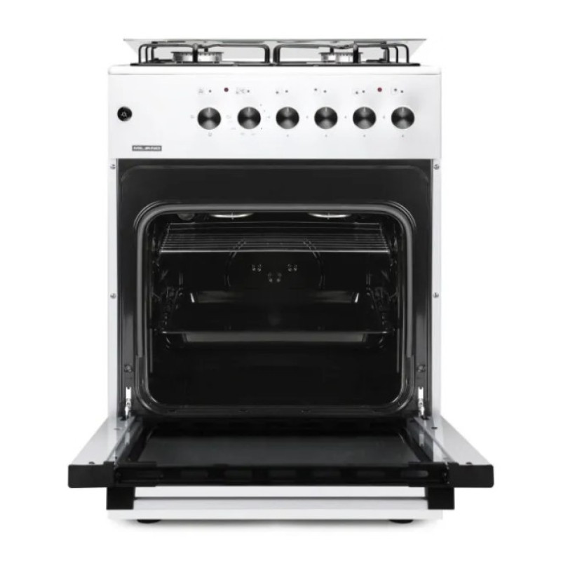 Плита комбінована Milano ML60 E40+біла