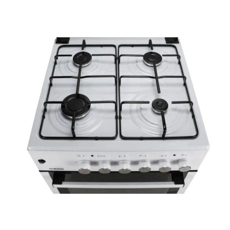 Плита комбінована Milano ML60 E40+біла
