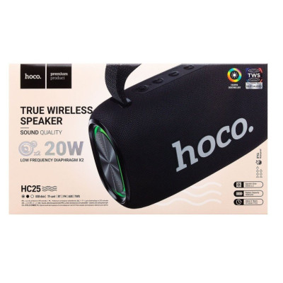 Колонка HOCO HC25 Radiante sports BT speaker Black Колонка HOCO HC25 Radiante sports BT speaker Black