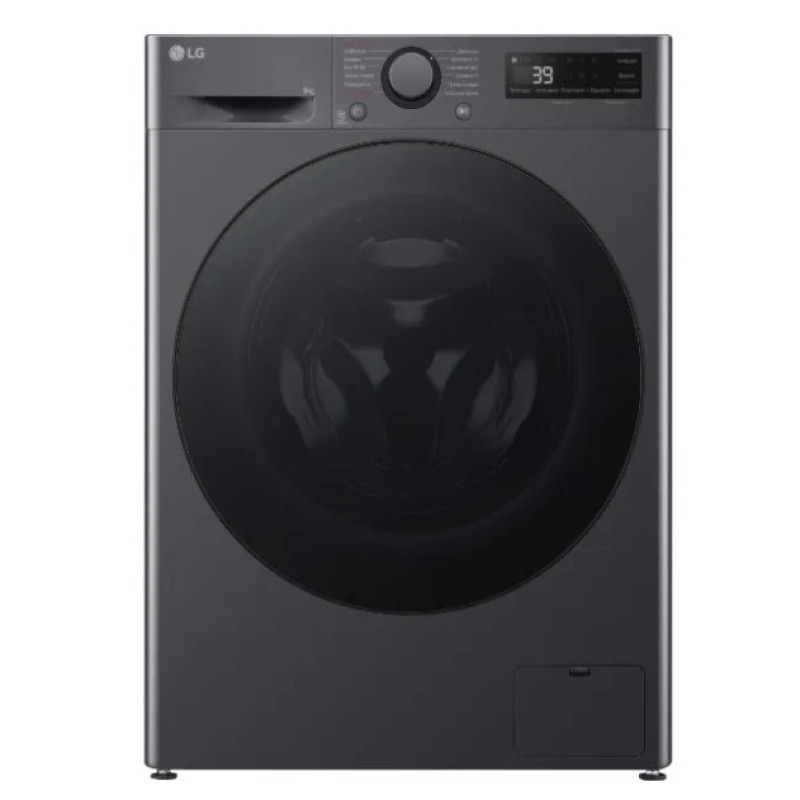 Пральна машина LG F2Y5FS5J (9кг) Антрацит