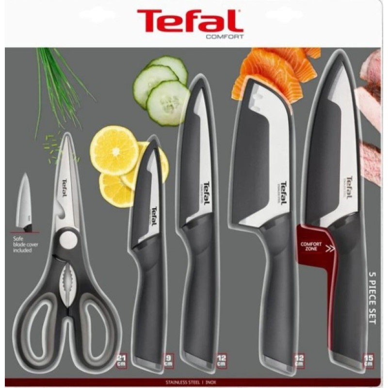 Набір ножів Tefal Comfort K2215S55 (5пр)