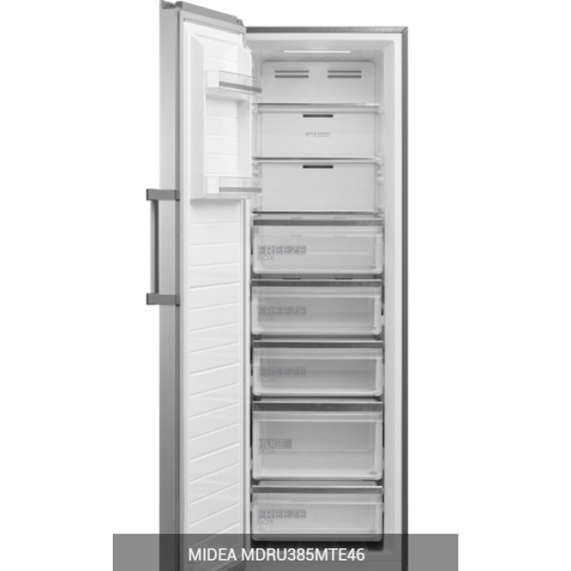 Морозильна камера MIDEA MDRU385MTE46 (1,85 м, Нерж.Дисплей)