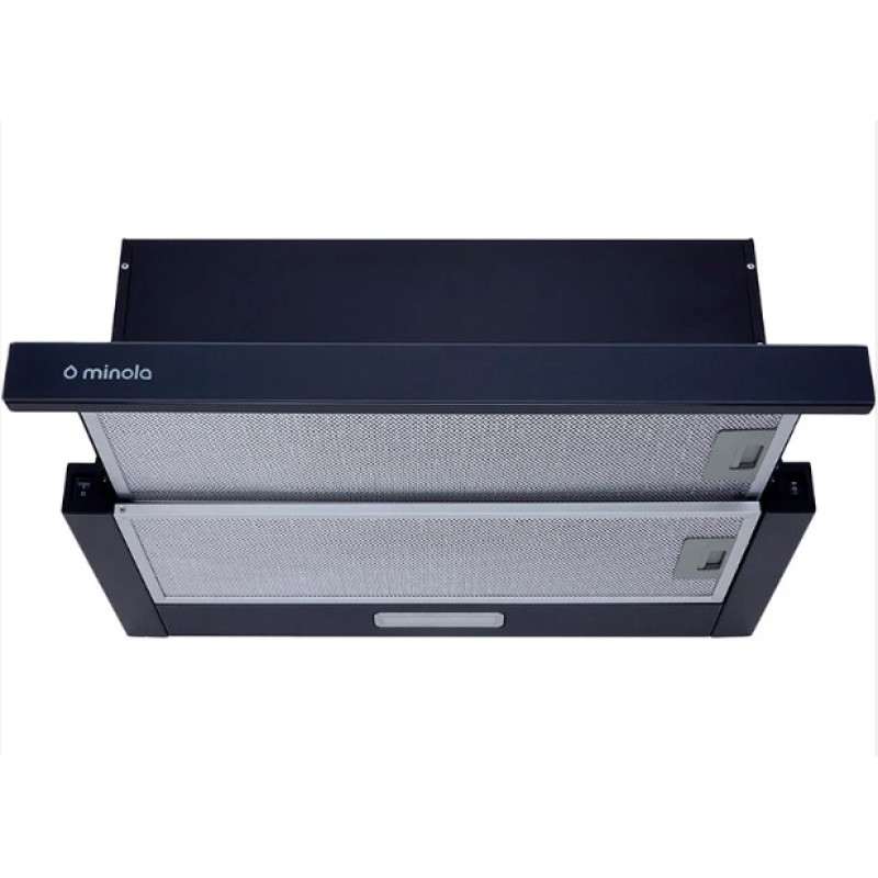 Витяжка Minola HTLS 6734 BL 1000 LED GLASS (телескопічна)