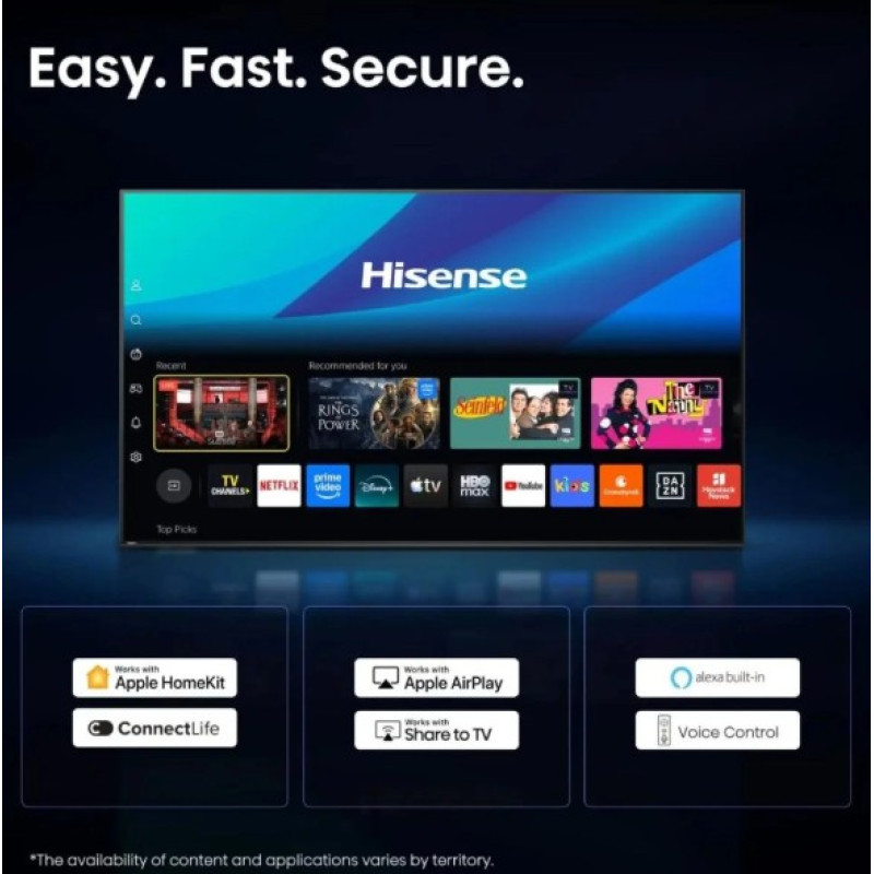 Телевізор HISENSE 50E7S Smart TV