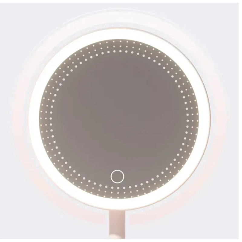 Дзеркало косметичне Xiaomi DOCO LED Beauty Sunlight Small Mirror Standard Edition Simple White