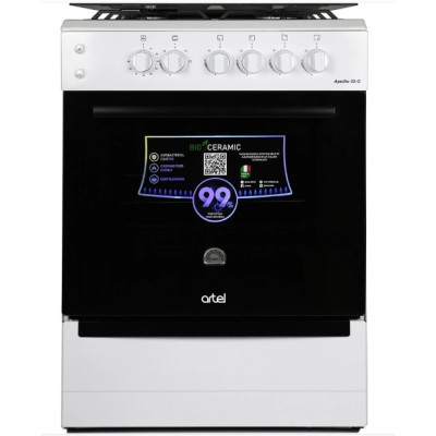 Плита газова ARTEL  APETITO 50 02-G WHITE