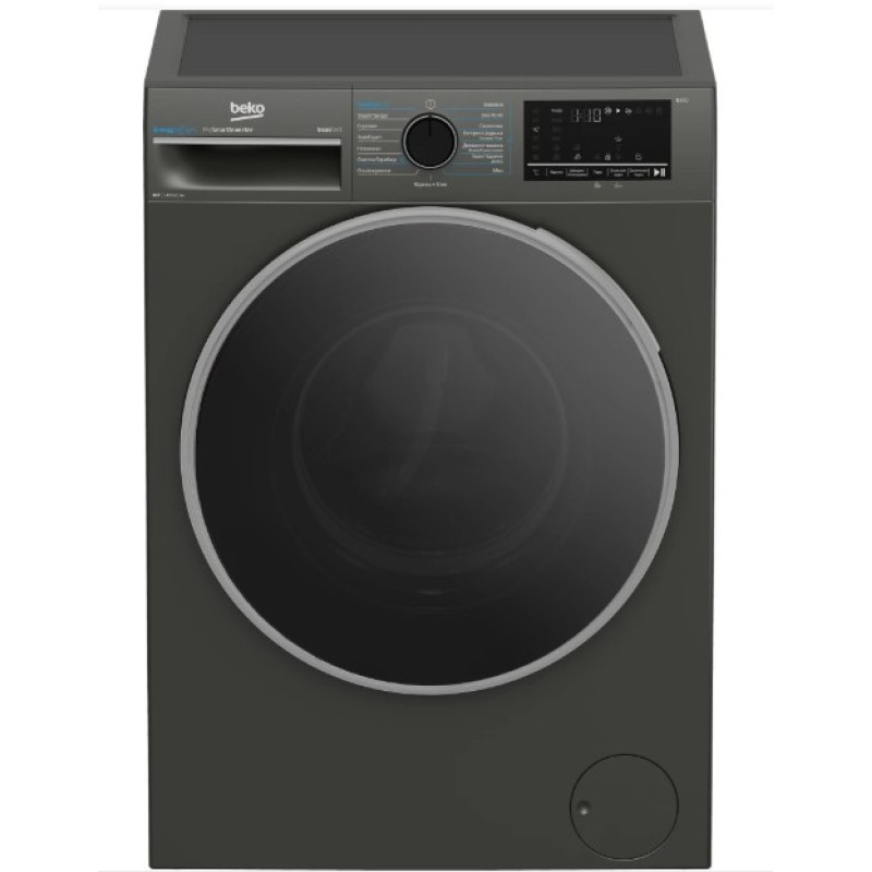 Пральна машина Beko BM3WFU48415MGB2 (графіт,8 кг,1400 об, інвертор, пар,)