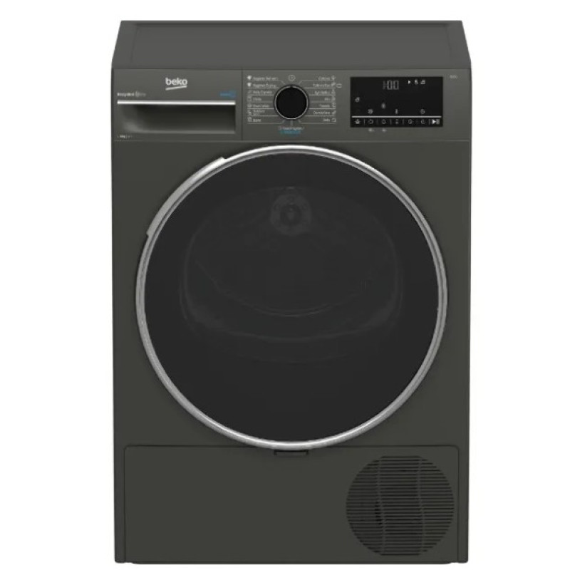Сушильна машина BEKO B3T68239MG сірий (8 кг,тепл.насос)