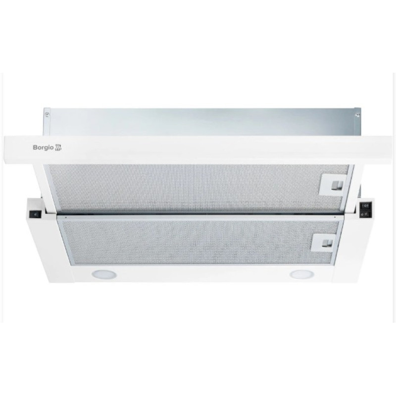 Витяжка BORGIO TLF (TR) 60 white glass (телескопічна)