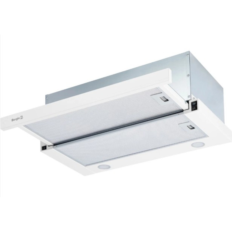 Витяжка BORGIO TLF (TR) 60 white glass (телескопічна)