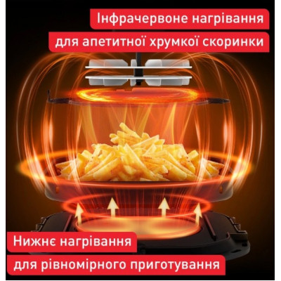 Мультипіч-фритюрниця Tefal EY8328E0 EASY FRY INFRARED Мультипіч-фритюрниця Tefal EY8328E0 EASY FRY INFRARED