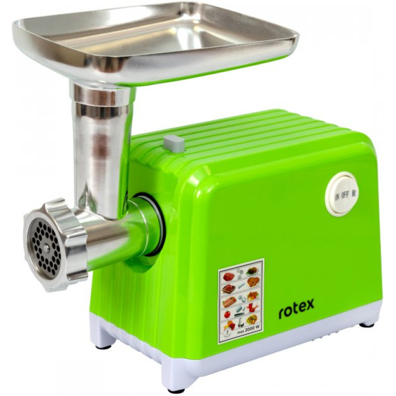 М`ясорубка Rotex RMG202-G Vega шинковка, томатопрес