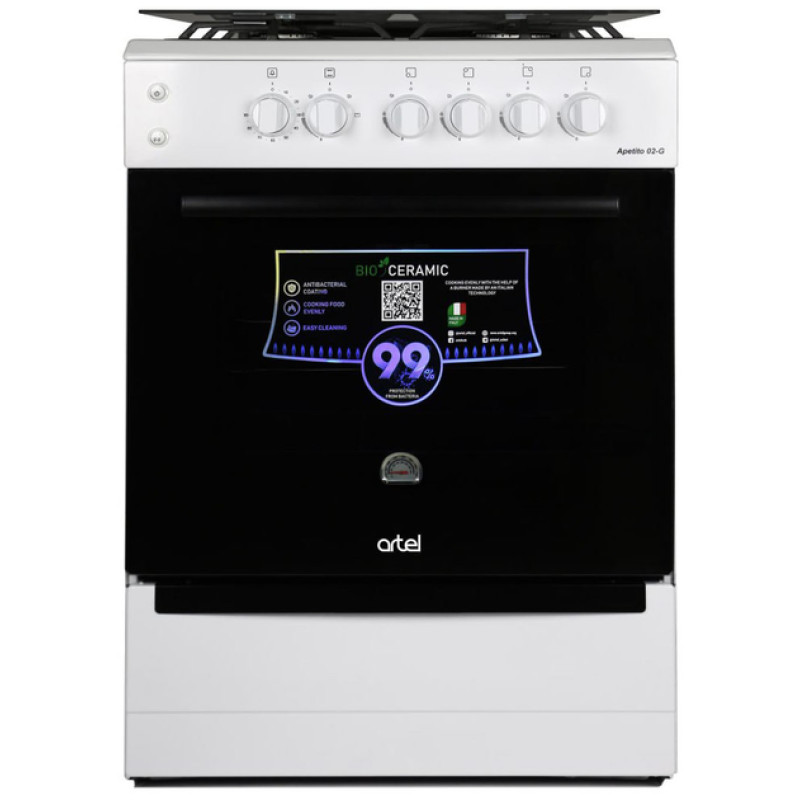Плита газова ARTEL  APETITO 02-G WHITE