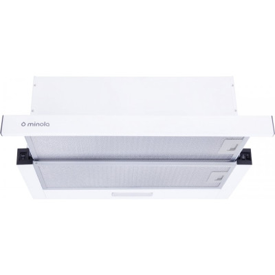 Витяжка Minola HTL 5714 WH 1100 LED (телескопічна)