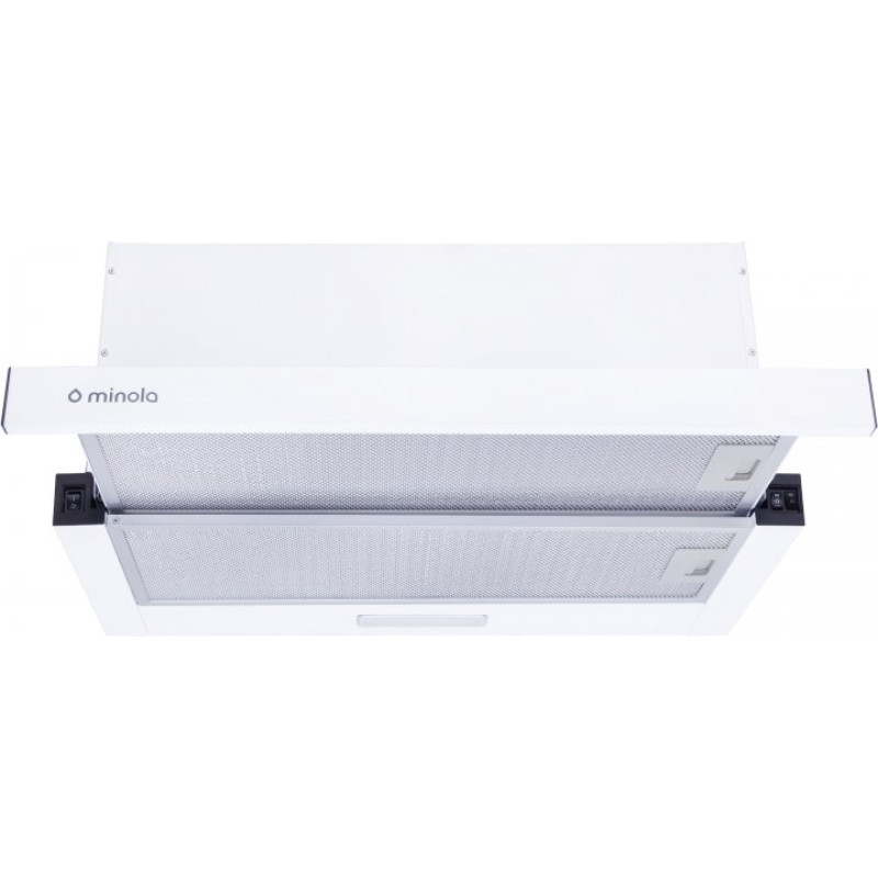 Витяжка Minola HTL 5714 WH 1100 LED (телескопічна)