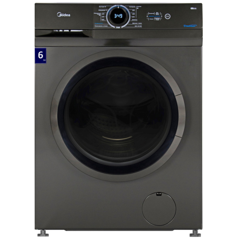 Пральна машина MIDEA MF100W60/ T-UA (графіт)
