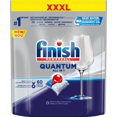 Таблетки для посуд. машин Finish QUANTUM ALL IN 1 60 шт