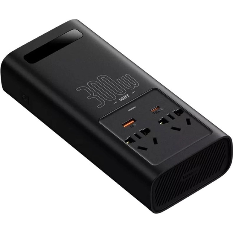 Автомобільний інвертор Baseus IGBT Power Inverter 300W (CGNB010101) Black
