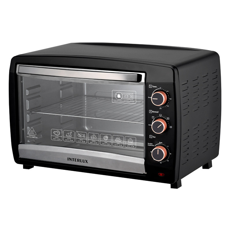 Духовка INTERLUX ILEO-0048BG (48 л, чорна)
