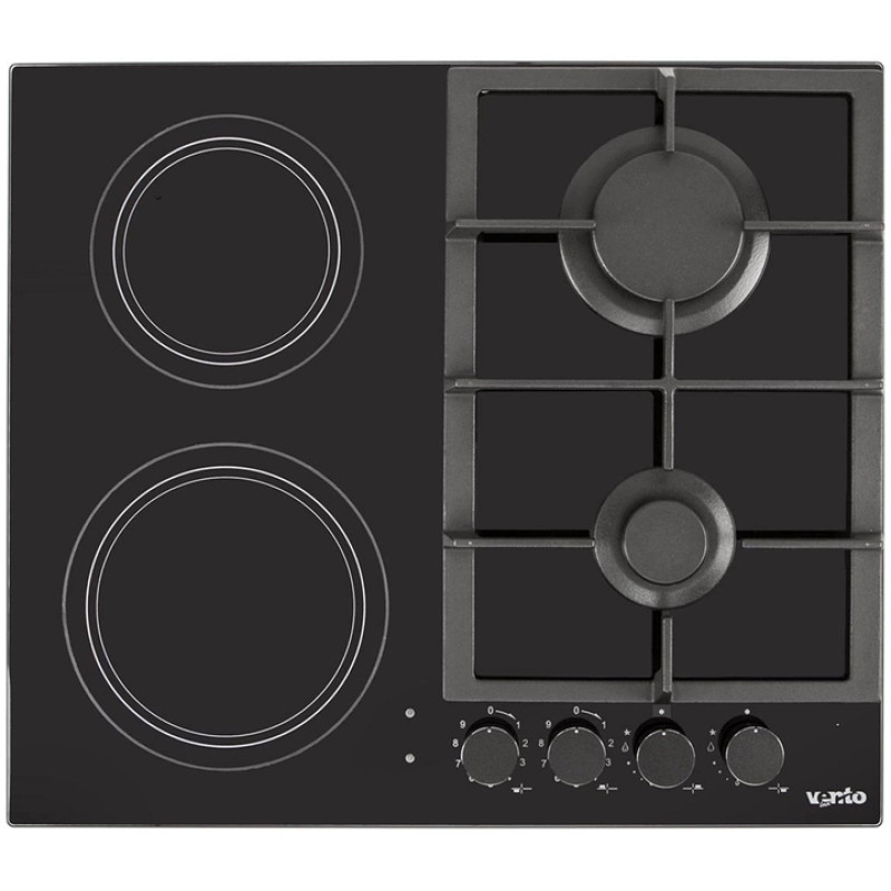 Варильна поверхня VENTOLUX HG622 B9G CS I (BK) 2+2 газ+ індукція