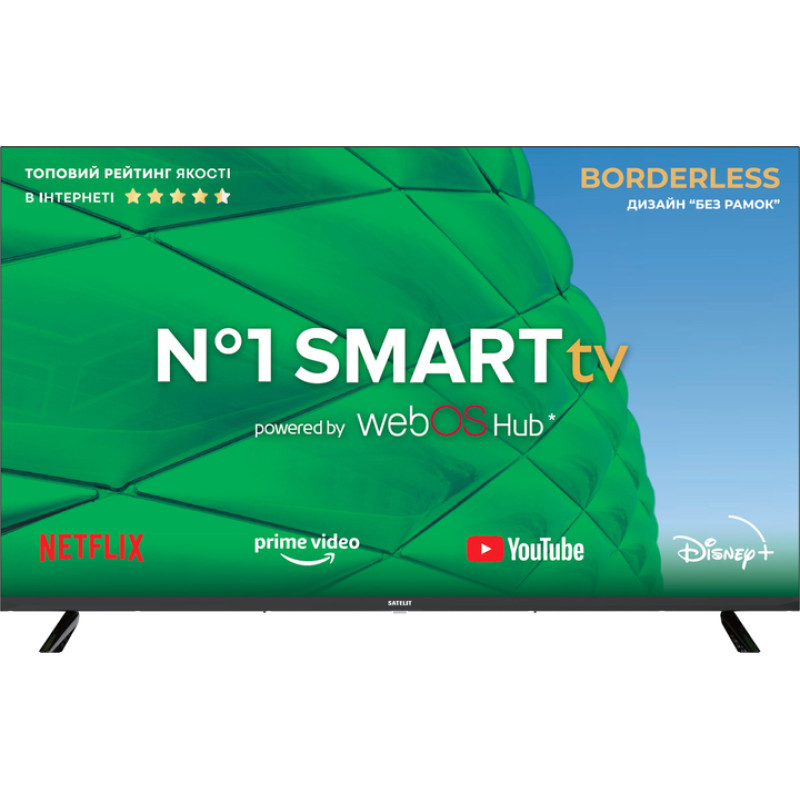Телевізор SATELIT 43U8200WS Smart (4 K,webos)