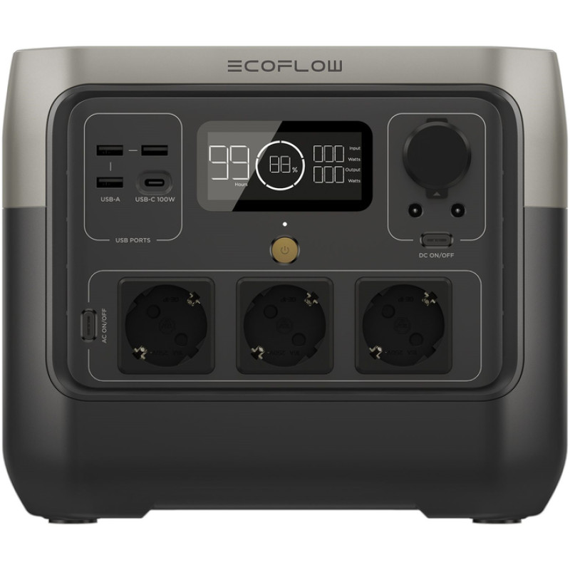 Зарядна станція EcoFlow RIVER 2 Pro 800Вт 768Вт/год (ZMR620-B-EU)