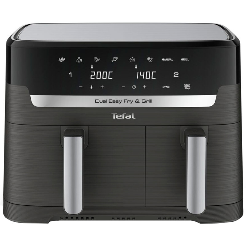 Мультипіч-фритюрниця Tefal EY905B10 Dual Easy Fry & Grill