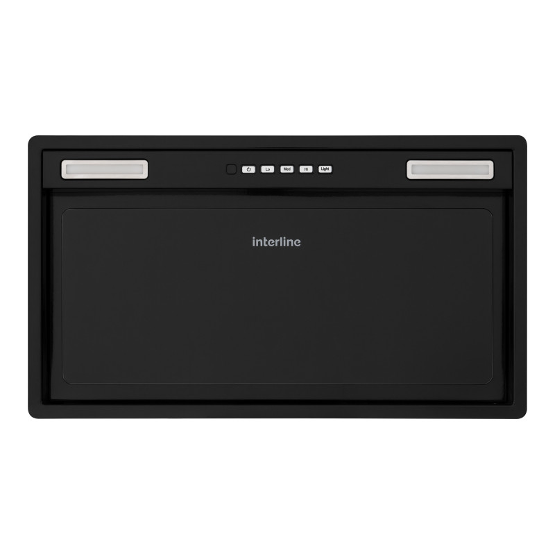 Витяжка  INTERLINE BOXGLASS BL A/60 PB/2/T повновбудована (52см, 1200куб)