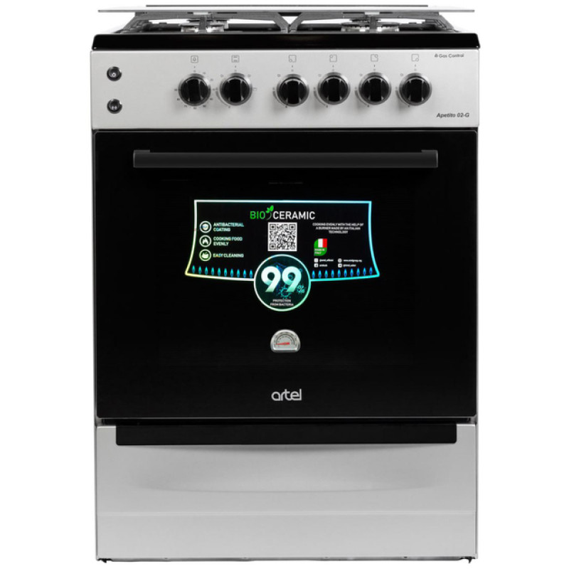 Плита газова ARTEL  APETITO 02-G GREY