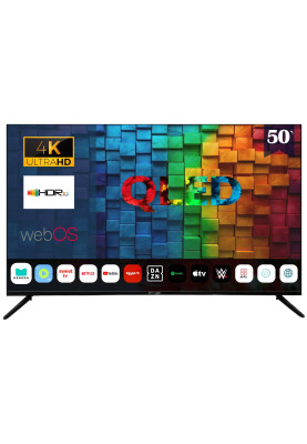 Телевізор AVALON B50MQA800 BLACK (Smart TV,WebOS2.2,QLED,4K)