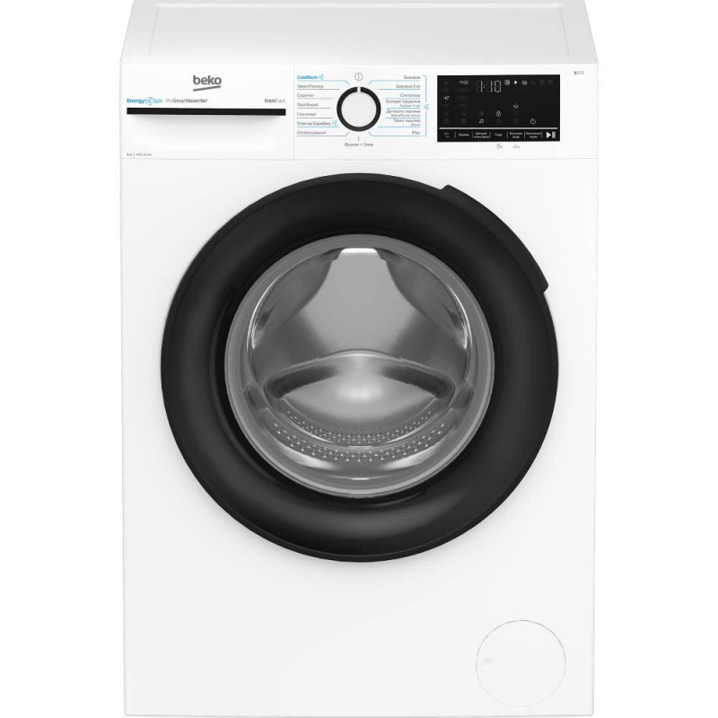 Пральна машина Beko BM3WFSU48435WB (8 кг, інвертор, чорн. люк)