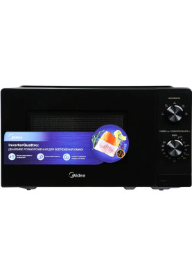 Мікрохвильова піч MIDEA MM7P012MZ-B (чорна, інвертор)