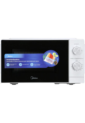 Мікрохвильова піч MIDEA MM7P012MZ-W (біла, інвертор)