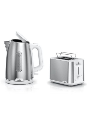 Чайник Braun WK1500.WH + Тостер Braun HT1510.WH (бандл)