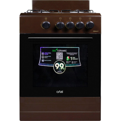 Плита газова ARTEL OTTIMA-G BROWN (ГазКонтроль)