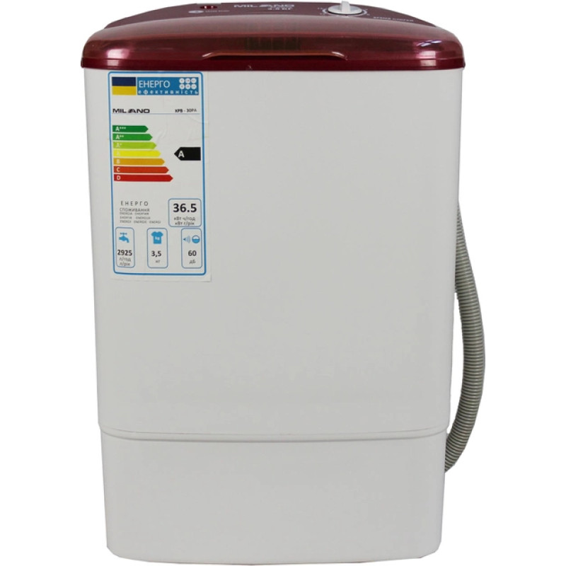 Пральна машина Milano XPB-30 PA RED