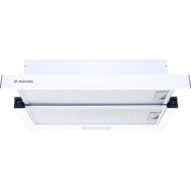 Витяжка Minola HTL 6214 WH 700 LED (телескопічна)