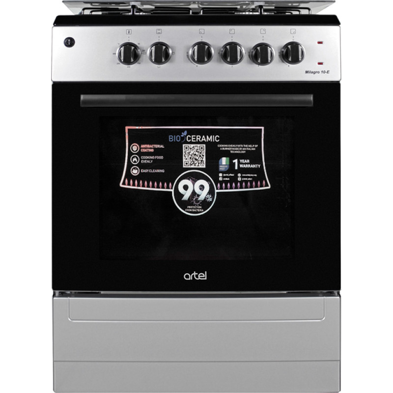 Плита комбінована ARTEL MILAGRO 10-E GREY