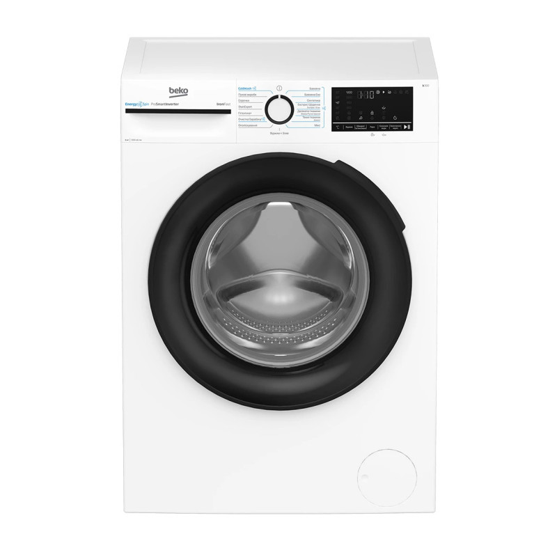 Пральна машина Beko BM3WFU46245WB (6 кг, інвертор, чорн. люк)