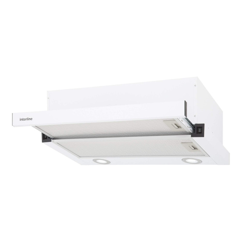 Витяжка  INTERLINE SLIM WH A/60/2/T телескоп (60см, 700куб)