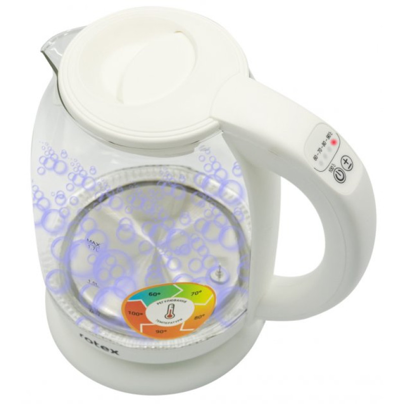 Чайник Rotex RKT85-G Smart (скло, підсвітка)