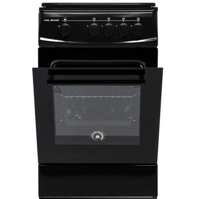 Плита газова Milano ML50 G1/01 чорна (газ.контр.)