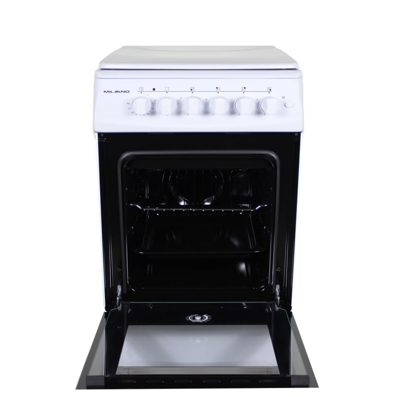 Плита комбінована Milano ML50 E21+біла (3+1)