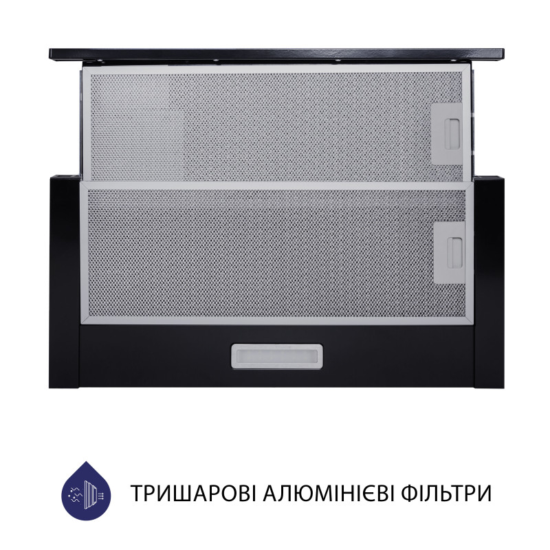 Витяжка Minola HTL 6614 BL 1000 LED (телескопічна)