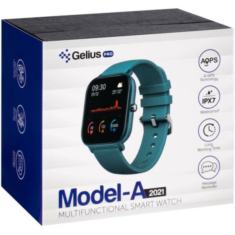 Смарт-годинник Gelius Pro Model-A (IPX7) Black