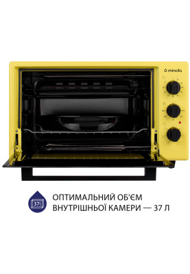Духовка Minola FOET 3714 UA (жовто-блакитна)