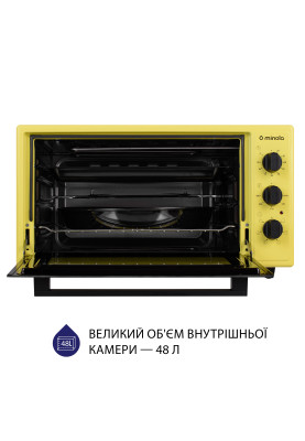 Духовка Minola FOET 4815 UA (жовто-блакитна)